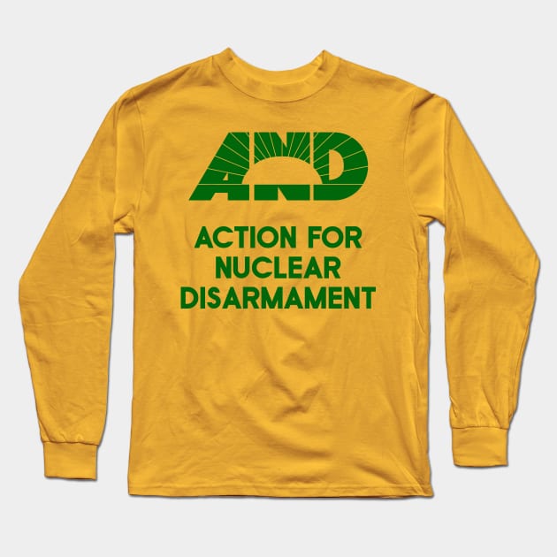 1980s AND Action for Nuclear Disarmament Long Sleeve T-Shirt by carcinojen